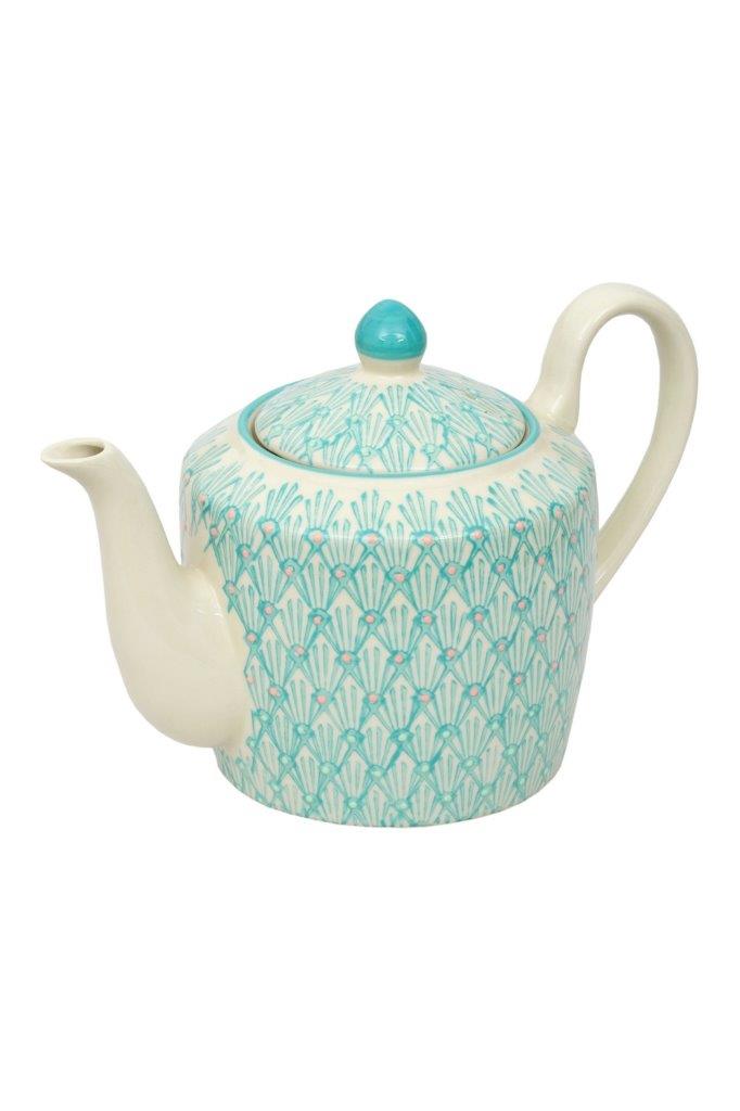 TEAPOT ARTDECO GRN DAPHNE 650ML