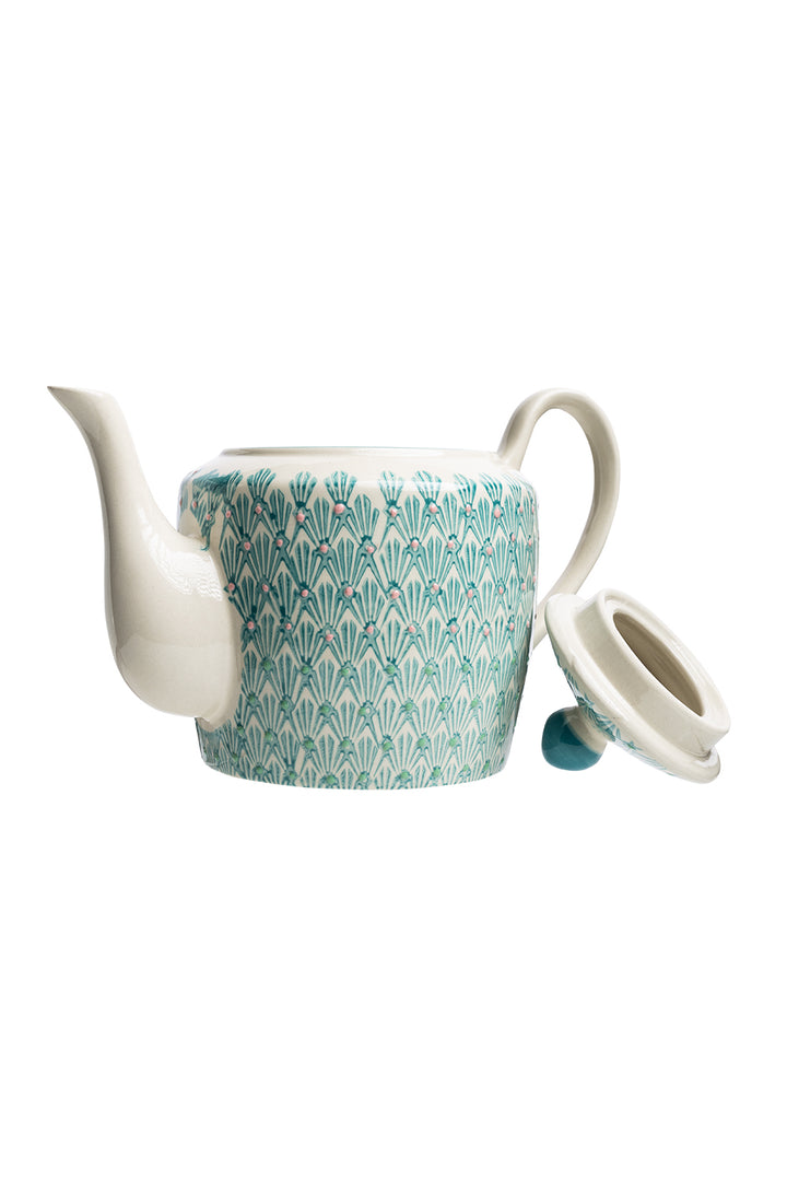 TEAPOT ARTDECO GRN DAPHNE 650ML