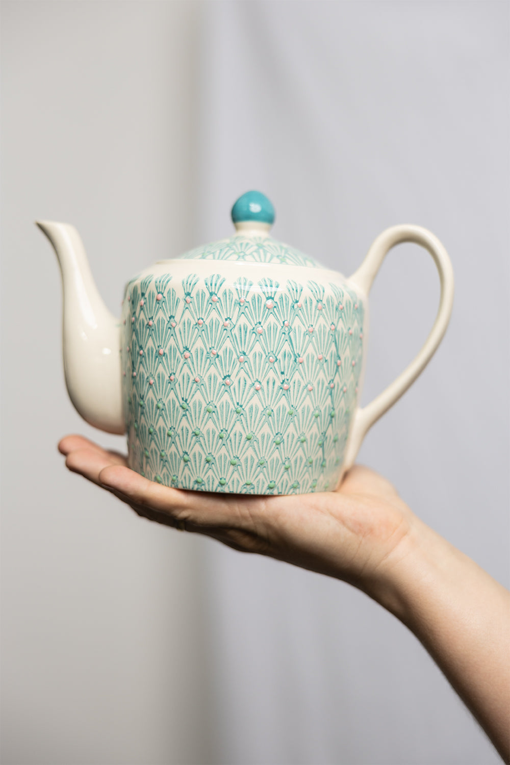 TEAPOT ARTDECO GRN DAPHNE 650ML