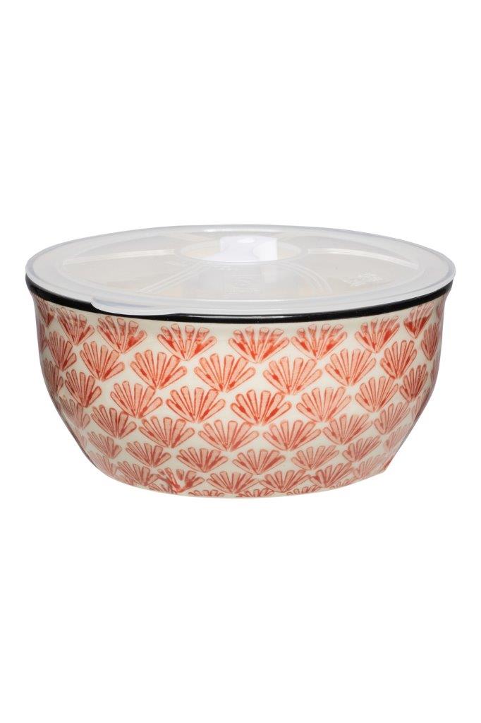 STORAGE BOWL W/LID FAN SML 13CM