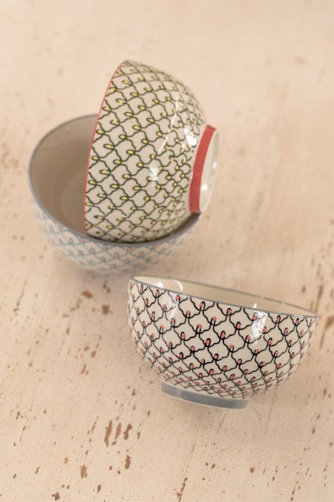 BOWL GREY CANDLE 13.5CM