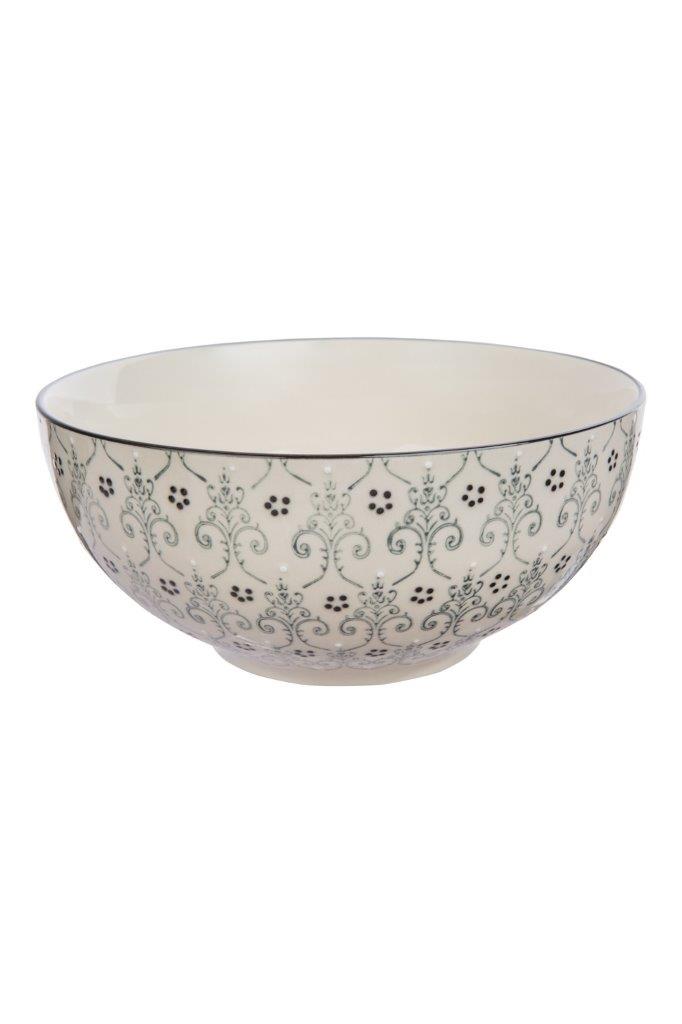 SALAD BOWL FLORAL/PAISLEY 20CM