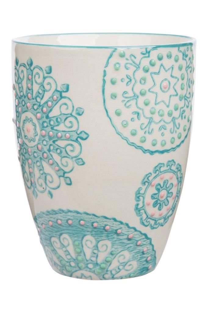 CUP GREEN FILIGREE 150ML
