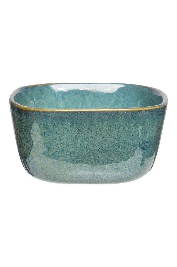 BOWL STONEWARE EMERALD 13.5CM