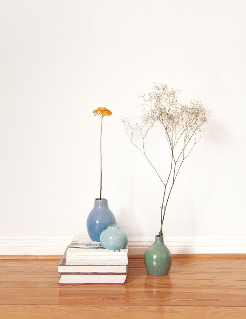 VASE NORDIC SMOKE BLUE