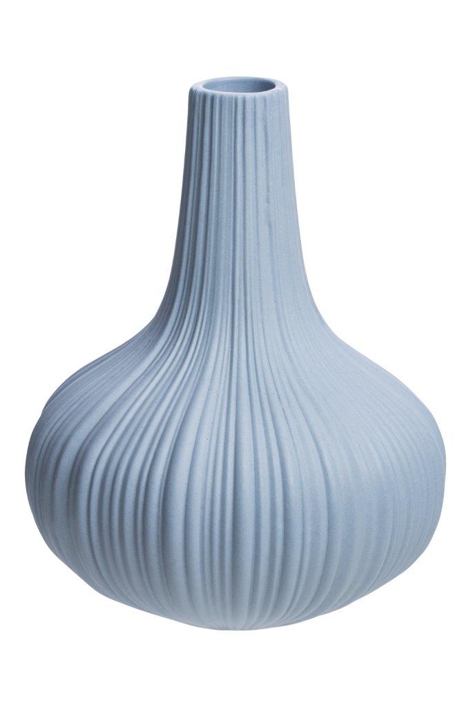 VASE MARNIE BULB BLUE