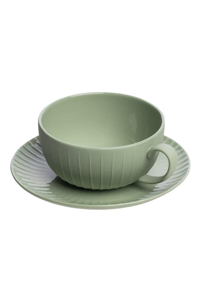 CUP/SAUCER MARNIE GREEN 250ML
