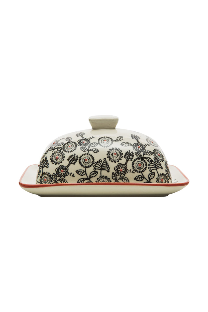 Butter Dish FLORAL