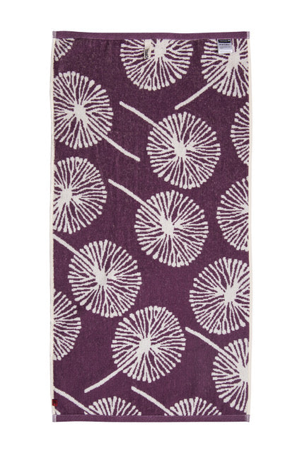 GUEST TOWEL PURPLE POMPOM
