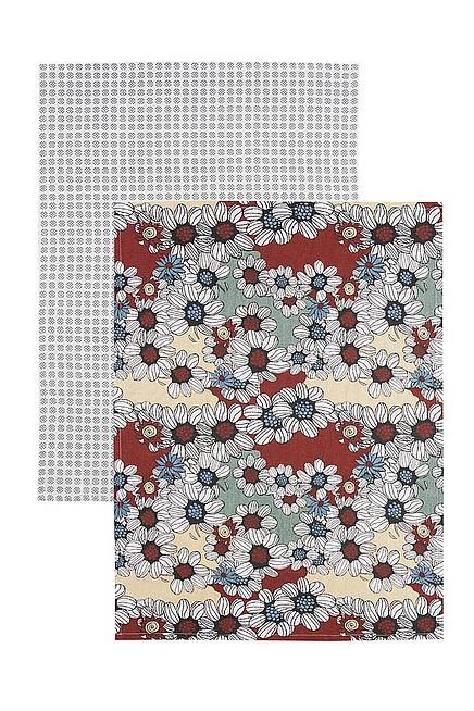 Tea Towel FLORAL SET OF 2