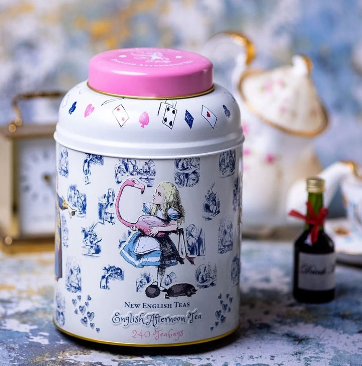 Vintage Alice in Wonderland Caddy  - 240 EA Teabags