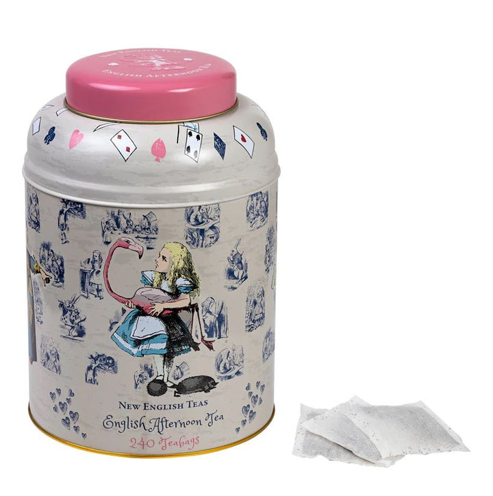 Vintage Alice in Wonderland Caddy  - 240 EA Teabags
