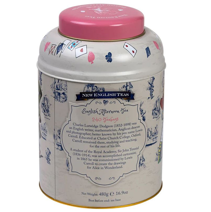 Vintage Alice in Wonderland Caddy  - 240 EA Teabags