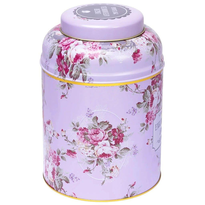 Vintage Floral Deluxe Tea Caddy - Lilac  240 EA Teabags