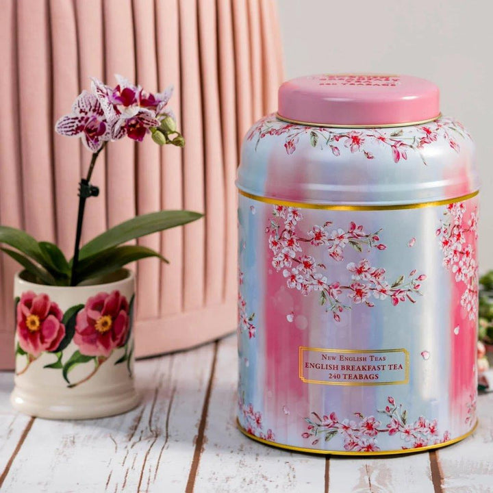 Cherry Blossom Tea Caddy - 240 EB Teabags
