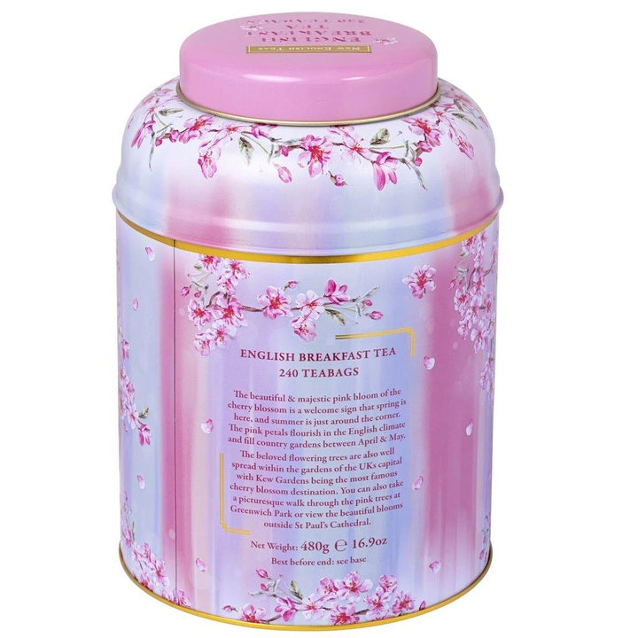 Cherry Blossom Tea Caddy - 240 EB Teabags