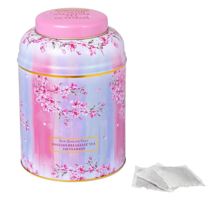 Cherry Blossom Tea Caddy - 240 EB Teabags
