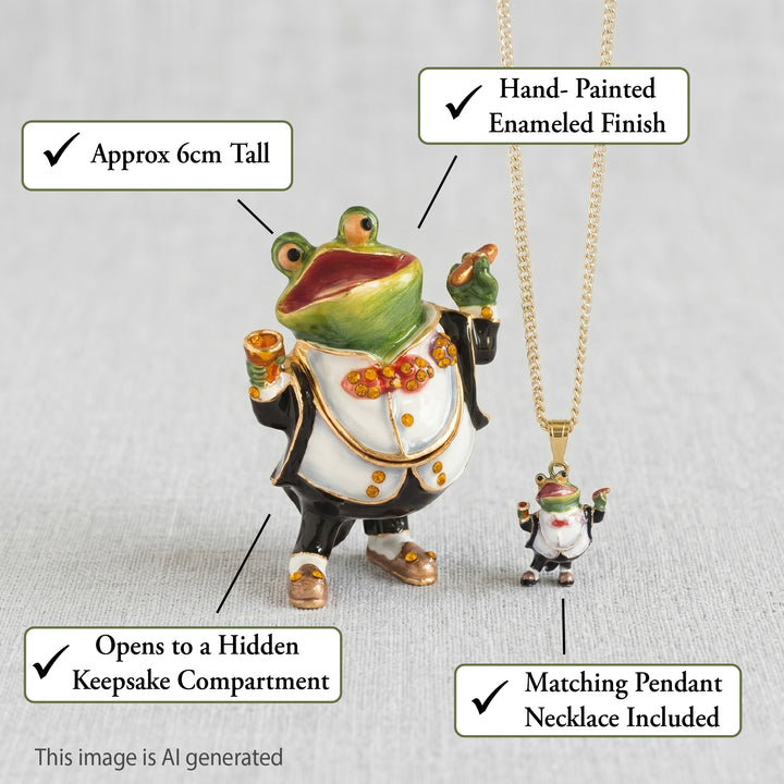 Cloisonné Collectible Win In The Willows Toad
