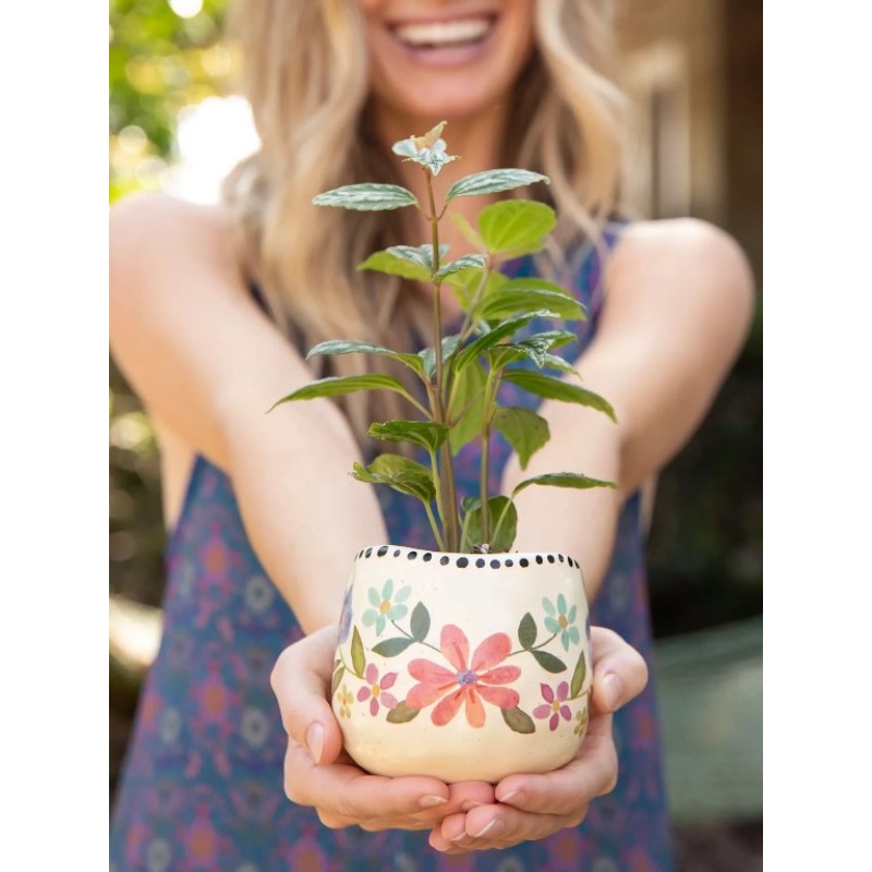 Give Happy Planter Floral