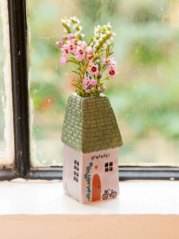 Cottage Bud Vase - Grateful