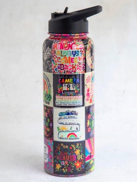 XL Water Bottle - Patchwork