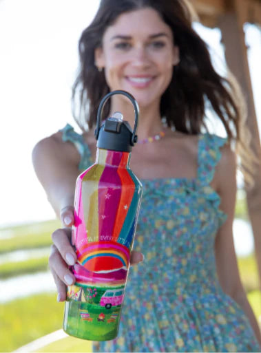 On The Go Water Bottle - Grateful