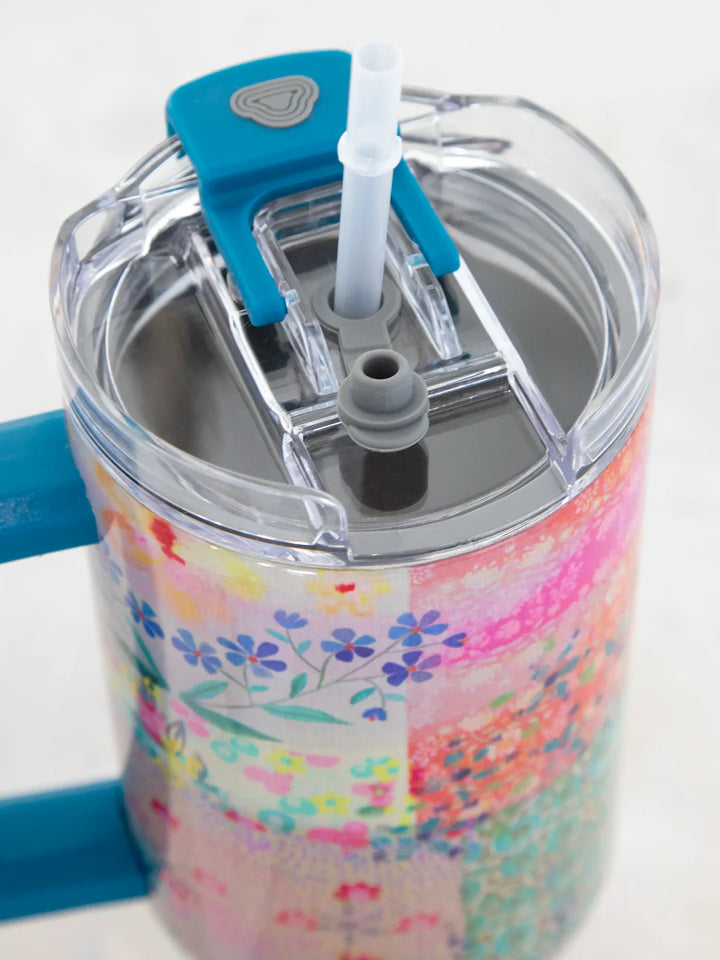 Mega 1 LTR Tumbler - Pink Watercolour