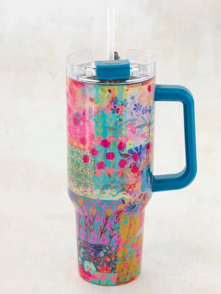 Mega 1 LTR Tumbler - Pink Watercolour
