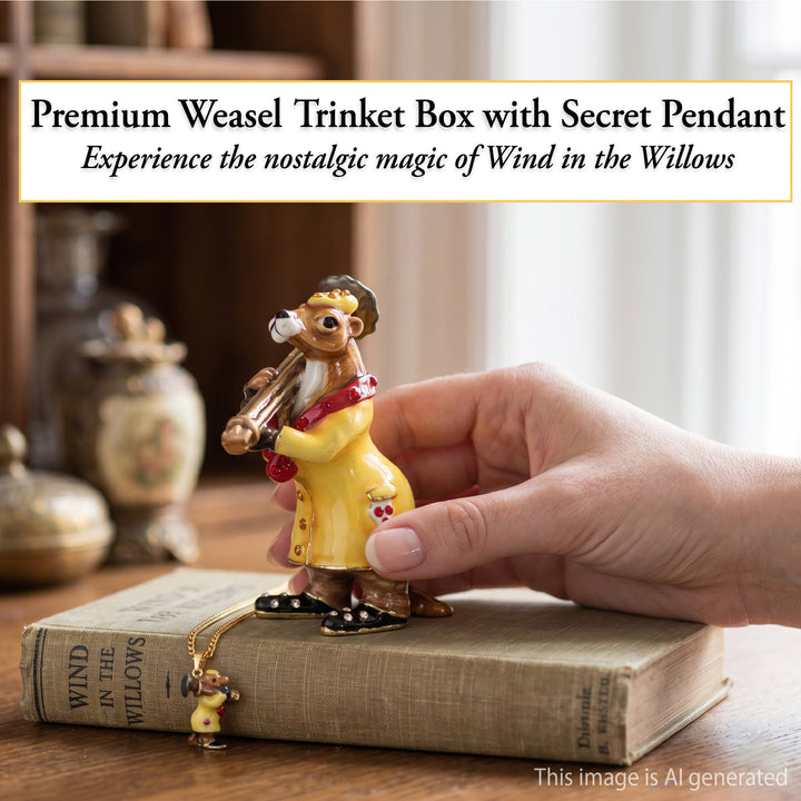 Cloisonné Collectible Wind In The Willows Weasel