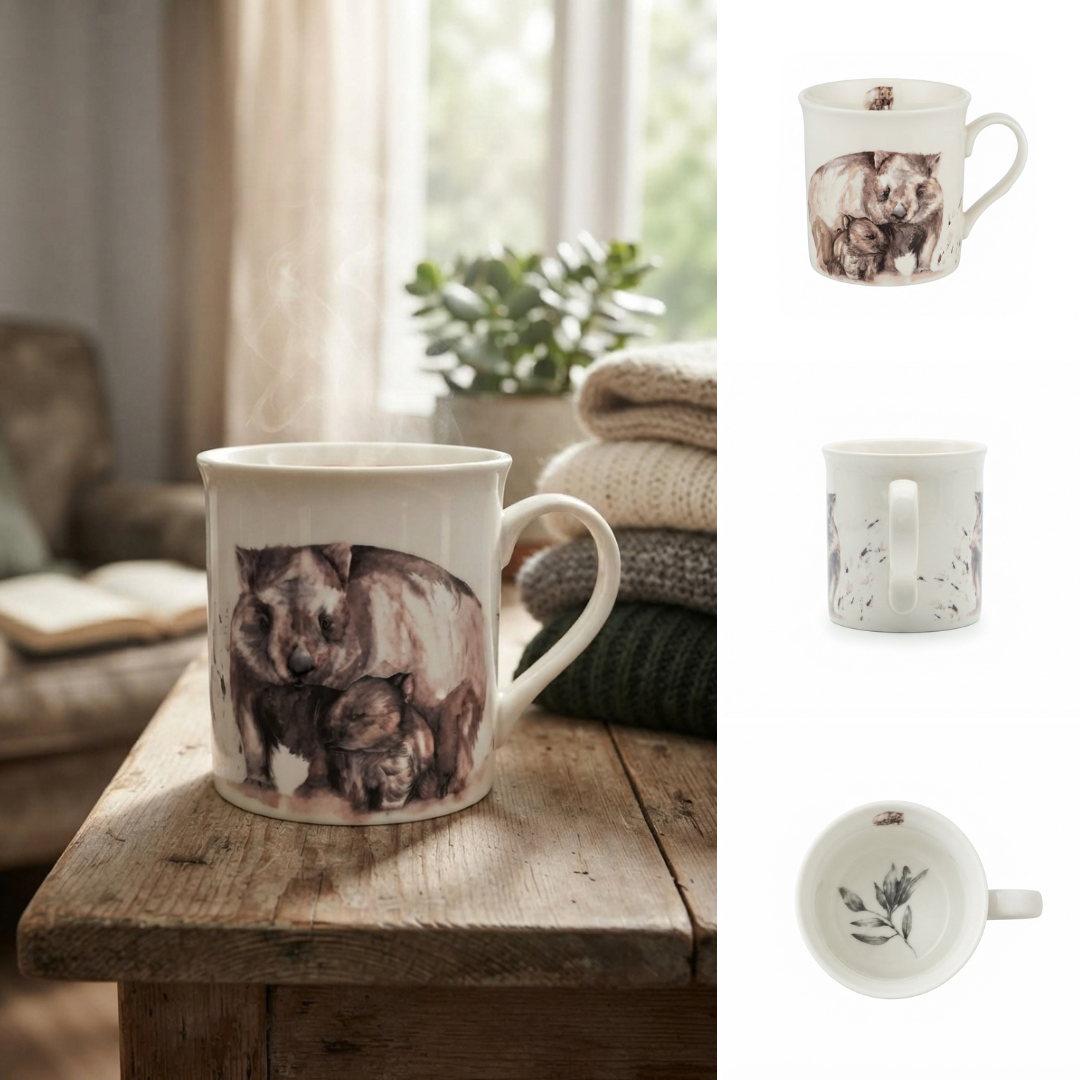 Wombat - New Bone China Mug
