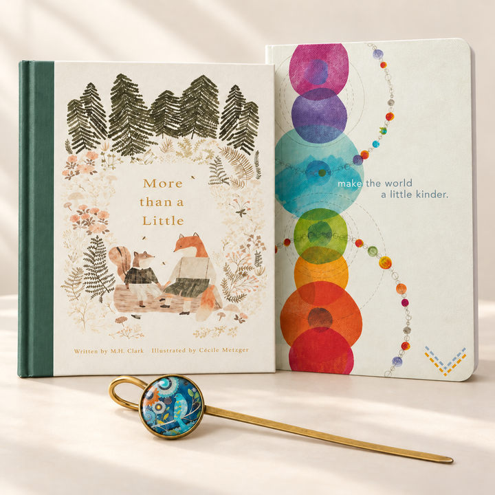 Quiet Pages Book & Journal Gift Set — combined product photograph
