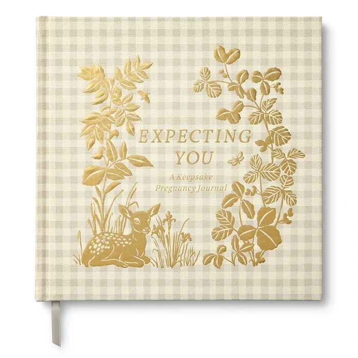 Expecting You: A Keepsake Pregnancy Journal by Compendium – book cover