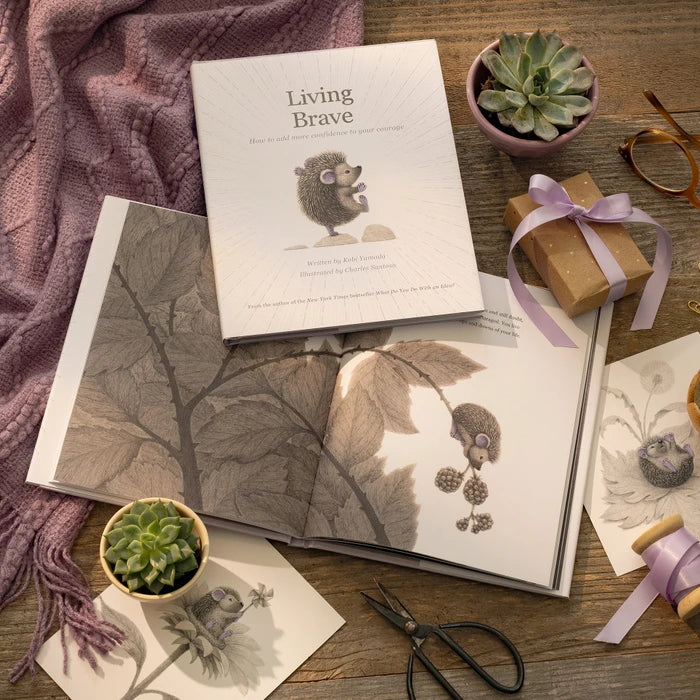 Gift Book - Living Brave by Compendium – lifestyle setting