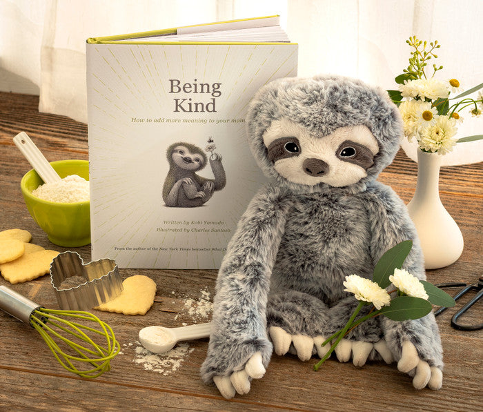 Being Kind Sloth - Plush by Compendium – lifestyle setting