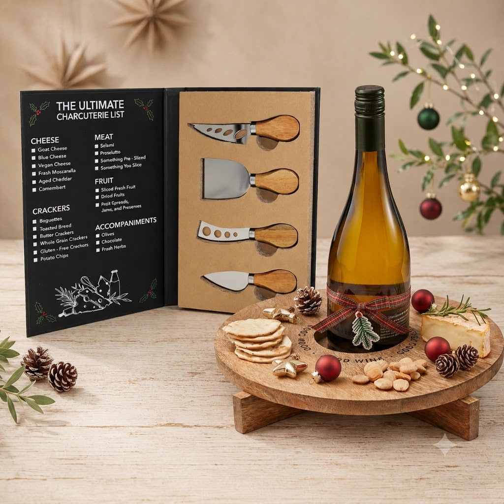 Deluxe Entertaining Board & Cheese Knife Collection