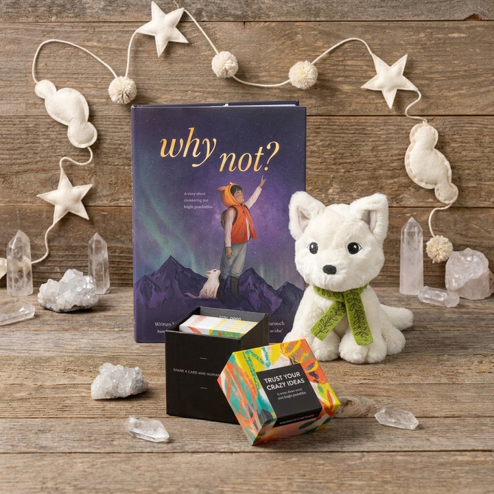 Why Not Arctic Fox Plush Gift Set