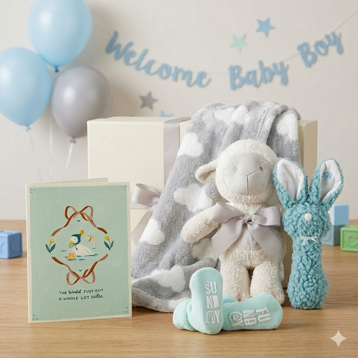 Baby Boy Celebration Gift Box