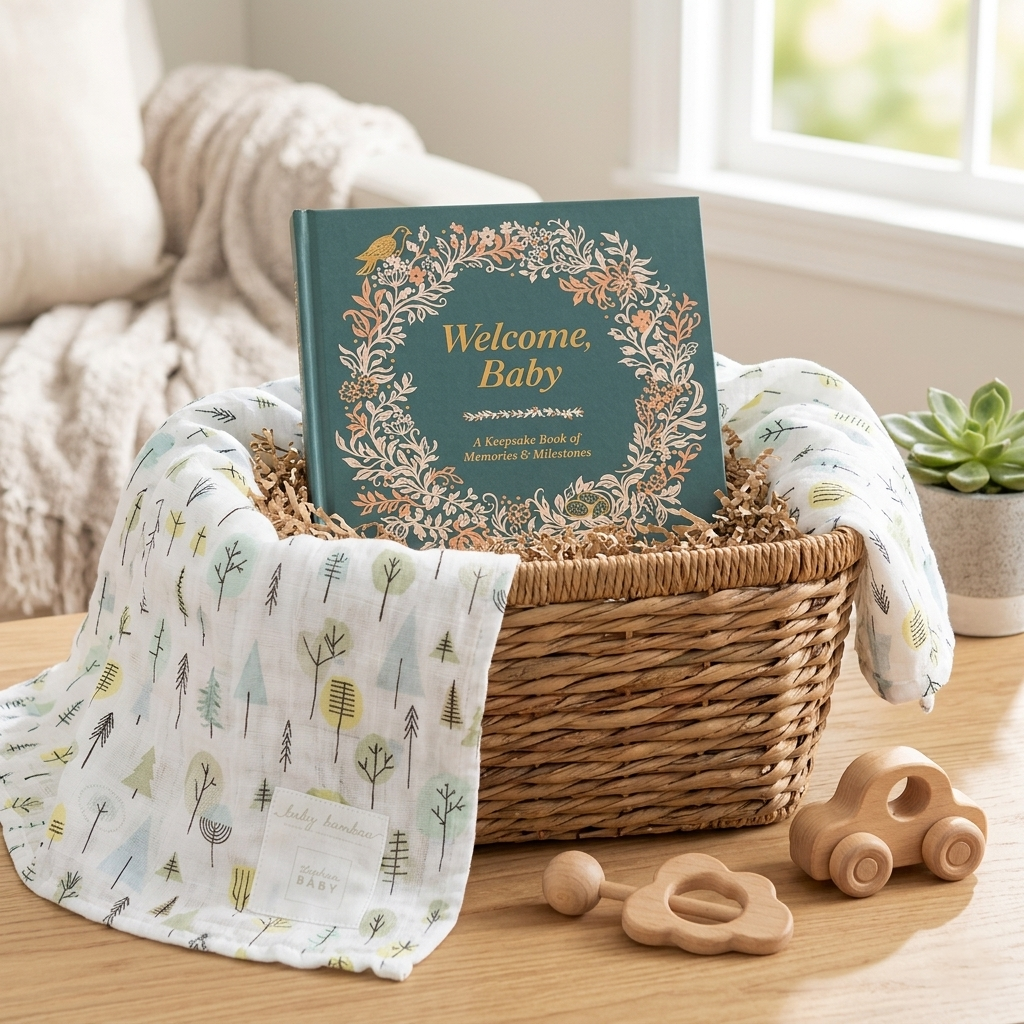Welcome Baby Keepsake Gift Set