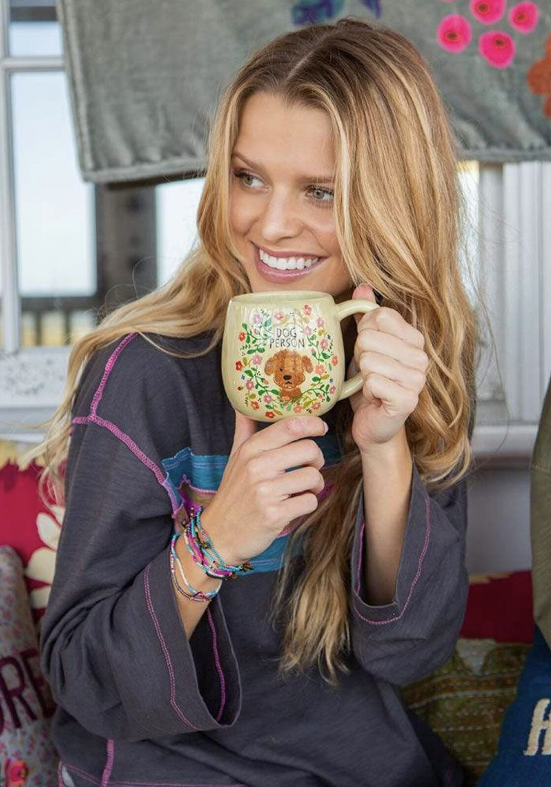 HAPPY MUG DOG PERSON