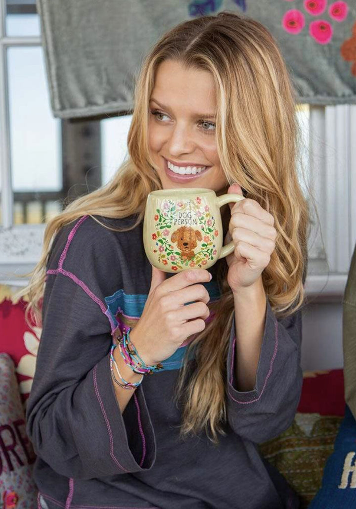 HAPPY MUG DOG PERSON