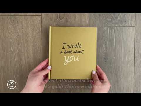 Gift Book - I Wrote a Book About You (Gold Edition)